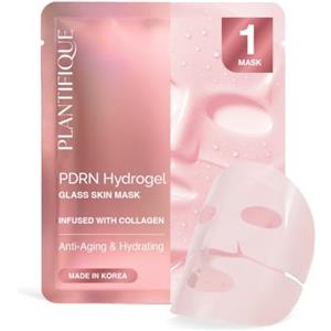 PLANTIFIQUE Maschera Viso in Idrogel al Bio Collagene Coreano (x1) | Peptidi, Phyto-PDRN e Ceramidi - Anti Age e Idratante - Riduce l'Aspetto Pori Migliora l'Elasticità - Bio Collagene Maschera