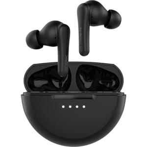 Belkin SoundForm Rhythm Auricolari true wireless con microfono, ricarica USB-C rapida, 28 ore di batteria, resistenza IPX5 all'acqua Auricolari Bluetooth per iPhone, iPad, Galaxy, Pixel ecc, nero