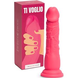 MySecretCase Dildo Realistico 13cm Sexytoysys Donna Squirting Fallo Realistico con Ventosa Potente Ideale per Strapon Dildo Anale e Piacere Hands-Free Pene di Gomma Morbido Versatili per Tutti