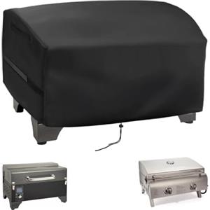 Guisong Copertura per barbecue da tavolo per affumicatore elettrico portatile Cuisinart CPG-256 e CGG-306, stile chef, copertura portatile per barbecue a gas NXR a 3 fuochi, copertura antipolvere