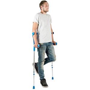 PEPE Mobility Pepemuletas PEPE_PAR_A - Stampelle regolabili in alluminio, colore blu