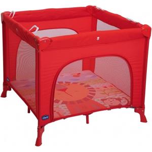 Chicco Box Quadrato Pieghevole OPEN LION RED