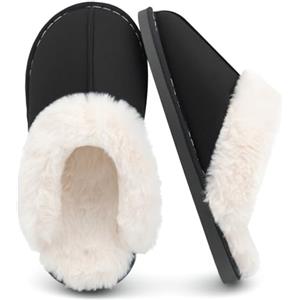 ChayChax Pantofole Donna Uomo Invernali Caldo Comode Ciabatte da Casa in Scamosciate Autunno Pavimento Antiscivolo Slipper Interne in Memory Foam