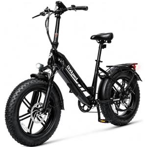 Bodywel F20PRO Bici Elettrica Pieghevole 20", Fat Bike Elettrica per Uomo e Donna, Motore 250W, Batteria 48V 20Ah 960Wh, 120 km Autonomia, 7 Velocità, Freni a Disco Idraulici, Pedalata Assistita