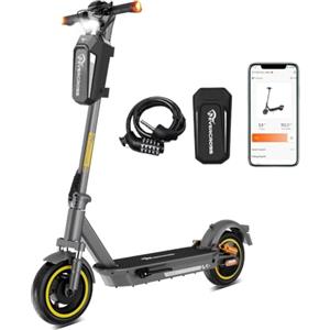 EVERCROSS EV10S MAX Monopattino Elettrico Adulto, 10'' Monopattino Elettrico Pieghevole, Scooter Elettrico con 90-150KM Gamma Massima, Velocità Max 25km/h, Controllo dell'app, Doppi Ammortizzatori