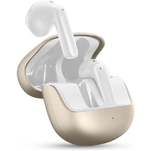 cellularline CALL PURELY Auricolari Bluetooth ENC, 4 Microfoni, ENC Cancellazione del rumore ambientale, 32 ore di Autonomia, Connessione Multipoint, Design Easy Pick, Oro