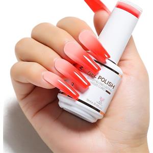 Nicedeco 15ML Smalto Cambia Colore Smalto Termico Semipermanente Unghie in Gel Nail Polish Smalti Soak off Lampada UV LED Unghie, Vegano e Senza Crudeltà 05