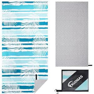 KUOGAS Telo Mare xxl 200×100 cm, Asciugamano Grande In Microfibra Ad Asciugatura Rapida, Telo Bagno Senza Sabbia, Coperta Da Spiaggia Donna