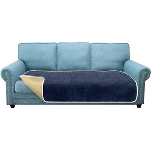 Granbest 2024 - Copridivano Antiscivolo a 3 Posti, Spessore per Animali Domestici, Universale per Tutte Le Stagioni (Blu Scuro)