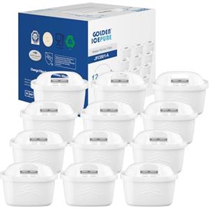 GOLDEN ICEPURE Filtro per bollitore Compatibile Con Brita Maxtra+, Maxtra Plus, Mavea, Anna Duomax, 12 pezzi