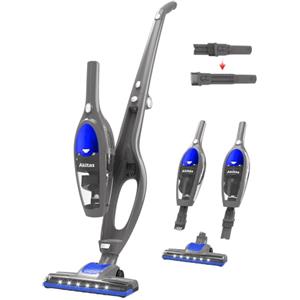 Akitas U10A 2in1 Potente Aspirapolvere Senza Fili Scopa Elettrica Verticale a Batteria Leggero 22,2v 150W con Batteria al Litio Ricaricabile per Pavimenti, Tappeti e Peli degli Animali Domestici