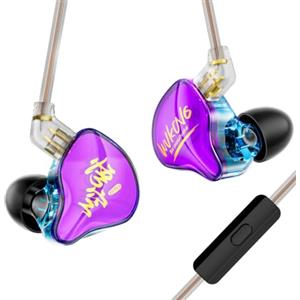 Yinyoo KBEAR K01 PRO Auricolari IEM Hi-Fi per videogiochi | HiFi Bass Potente, Driver Dinamico 10mm PET, Cavo Rimovibile OFC, Jack 3,5mm per FPS e Switch