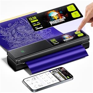 Phomemo L85 Stampante Stencil Tattoo con 5" Touchscreen, Termica | Stampante per Tatuaggi 100 Fogli Carta Trasferimento di Alta Qualità, per Artisti Professionisti e Principianti