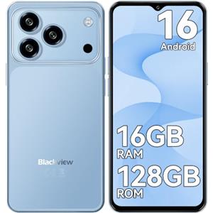 Blackview WAVE 7C Smartphone Offerta Android 16, 16GB+128GB/2TB Cellulare | 32MP Cellulare in Offerta, 6.56" Schermo, 5000mAh Cellulari, 4G Dual SIM Telefoni, Face ID, 3 Slot Carte, 3.5mm, IP54, Type-C