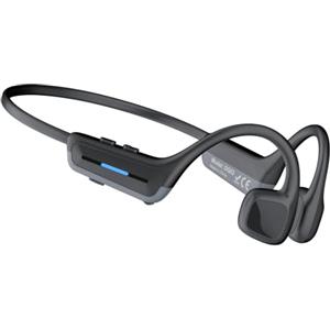SANOTO Cuffie Conduzione Ossea, 26,5g Ultra-Leggero, LED | Open Ear Auricolari Conduzione Ossea Bluetooth 6.0, IP65 Impermeabili. Per Corsa e Ciclismo.
