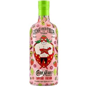 Generico CREAM HEROES Crema di Fragola con Tequila Loco Coco 70 cl | 700 ml