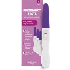 by Amazon Amazon Basic Care Test di gravidanza Rilevazione precoce 6 giorni prima (confezione da 3 test)