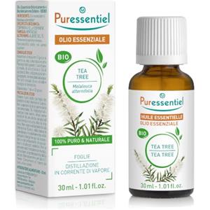 Puressentiel Olio Essenziale di Tea Tree BIO 10 ml | Olio essenziale 100% puro e naturale OEBBD. Integratore alimentare indicato per il benessere delle prime vie respiratorie.