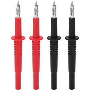 Walfront 4 Pz J.30017 Banana Test Piombo Sonda Isolamento Ottone Lanterna Punta Sonde di Prova con 4mm Spina A Banana per Multimetro