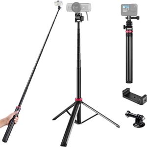AYIZON Treppiede da pavimento per webcam Logitech C920/MX Brio 4K/C922/C930/Brio 500/Brio pro 4K/StreamCam Webcam/iPhone 16 15 14 13 e smartphone Samsung e action camera
