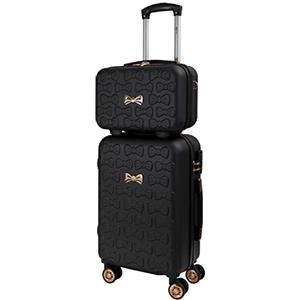 CABIN GO 5591 Set 2 Valigie Trolley Viaggio Rigide ABS, Bagaglio a Mano e da Stiva, Trolley rigido con ruote girevoli 55x40x20 e Bagaglio a Mano rigido 35x27x16