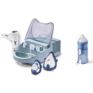Flaem Aerosol NEBULFLAEM PRO NEW + Doccia nasale RHINO CLEAR - Conforme alla normativa CE