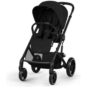 CYBEX Gold Passeggino BALIOS S LUX e Cot S Lux, Moon Black | Da 0 Mesi a 4 Anni, Max 22 kg, Sistema da Viaggio, Cintura Regolabile a una Mano, Ruote All-Terrain