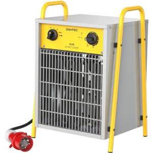 DAHTEC Termoventilatore Industriale 9000 W - Radiatore Elettrico - Basso Consumo - Termostato e Protezione da Surriscaldamento - per Casa, Serra o Il Cantiere