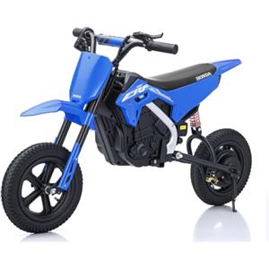 Oryxearth Moto elettrica per bambini, 24 V, con motore brushless da 250 W, Bluetooth e USB, 14-17 km/h, motocross per bambini fino a 50 kg,
