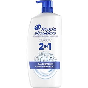 Head & Shoulders Classic Clean Shampoo e Balsamo Antiforfora 2in1, 1000ml | Fino al 100% Protezione dalla Forfora, Uso Quotidiano, Clinicamente Testato, Tutti I Tipi di Cute e Capelli
