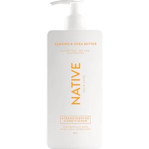 Native Balsamo Rinforzante Mandorla e Karité 487ml. | Ingredienti di origine naturale, Per tutti i tipi di capelli, Senza solfati, siliconi, coloranti