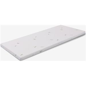 IBIM Srl Topper 80x190 Memory Foam per materasso - alto 5 cm, sfoderabile, tessuto AloeVera | Correttore H5