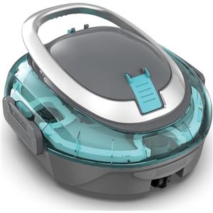BRINBO S2 Robot Piscina Senza Fili,Doppia Filtrazione,Doppio Motore,robot piscina fuori terra, 90 Minuti Autonomia,Parcheggio Automatico,per Piscine a Fondo Piatto fino a 80 m²,Azul grisáceo