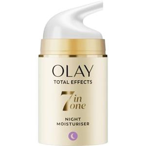 Olay Total Effects 7in1 Crema Notte Antietà - Crema Viso Idratante Con Niacinamide E Vitamina C - Combatte 7 Segni Dell'Invecchiamento Cutaneo Per Una Pelle Dall'Aspetto Giovane - 50ml