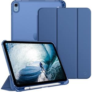 FINTIE Cover per iPad (A16) 11ª Gen 11" (2025) / iPad 10ª Gen 10.9" (2022) | con Portapenne - Sottile Leggero Opaca Trasparente Posteriore Custodia con Auto Sveglia/Sonno, Navy
