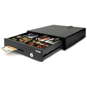Safescan LD-3336 cassetto per soldi conserva in sicurezza i contanti - Cassa cassetto con 3 scomparti per banconote e 8 per monete - Connessione RJ-12 - Cassetto registratore di cassa 33 x 36 x 10 cm