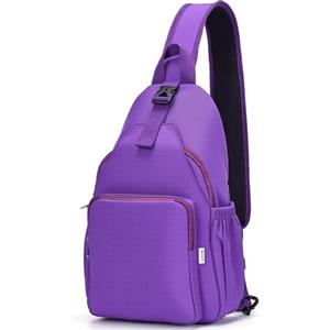 AOTIAN Piccolo Borsa a Tracolla Uomo Donna, Zaino Monospalla | Mini Leggera Borse Petto Antifurto per Viaggi Palestra Ciclismo, Multi Tasche, Adatto per Tablet 11", Resistente all'acqua
