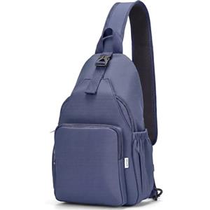 AOTIAN Piccolo Borsa a Tracolla Uomo Donna, Zaino Monospalla | Mini Leggera Borse Petto Antifurto per Viaggi Palestra Ciclismo, Multi Tasche, Adatto per Tablet 11", Resistente all'acqua