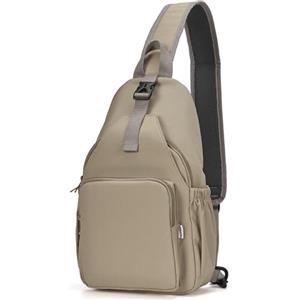 AOTIAN Piccolo Borsa a Tracolla Uomo Donna, Zaino Monospalla | Mini Leggera Borse Petto Antifurto per Viaggi Palestra Ciclismo, Multi Tasche, Adatto per Tablet 11", Resistente all'acqua