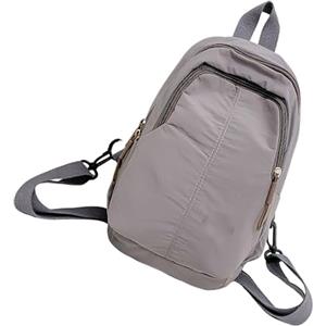HAUMAUH Zainetto Donna Piccolo Mini Zaino Impermeabile Nylon Borsa Tracolla Città | Mini zainetto & tracolla 4 tasche in nylon impermeabile per città, viaggi, pendolari e passeggiate (Donna/Uomo).