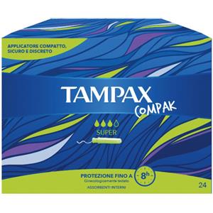 FATER SpA Fater Tampax Compak Super VP, 24 Pezzi