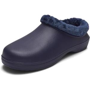 JOMIX Pantofole Uomo Invernali Fodera Morbida Ciabatte da Casa EVA Zoccoli | Punta Chiusa Giardino Sabot, 3,5CM Suola Impermeabile Antiscivolo Pelosa Calde Comode, Interno Esterno, Made in Portugal