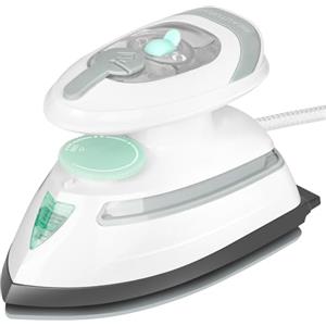 BEAUTURAL Mini Ferro da Stiro a Vapore da Viaggio per Abiti | Doppia Tensione (100~127V/220~240V), Piastra Antiaderente, Manico Antiscivolo, Ideale per Cucito, Quilting e Artigianato
