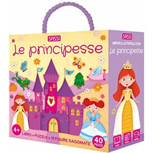 Sassi Le principesse. Q-box. Ediz. a colori. Con 10 figure sagomate. Con puzzle