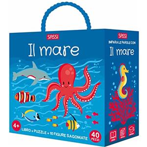 Sassi Il mare. Q-box. Ediz. a colori. Con 10 figure sagomate. Con puzzle