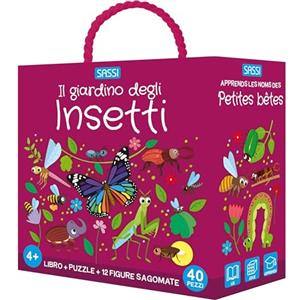 Sassi Il giardino degli insetti. Q-box. Ediz. a colori. Con puzzle
