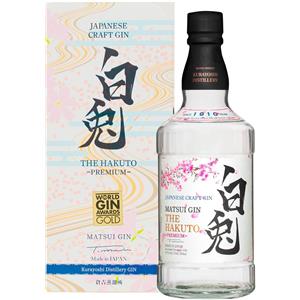 松井酒造 Matsui Gin THE HAKUTO Premium 47% Vol. 0,7l in Astuccio