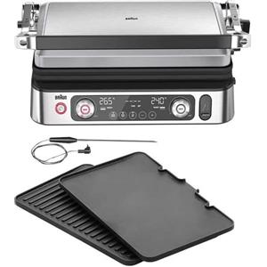 Braun Griglia a contatto MultiGrill 9 Pro CG 9160 Nero/Acciaio inox CG9160