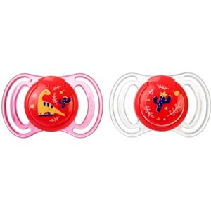 Chicco Neobaby Succhietto Medio in Silicone, Ciuccio Anatomico e Leggero per Neonati 6-12 Mesi, Bimba, 2 Pezzi