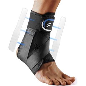 Fitomo Cavigliera unisex con stabilizzatori rimovibili | Supporto per legamenti, recupero distorsioni della caviglia, stabilizzatori rimovibili, stabilità della caviglia